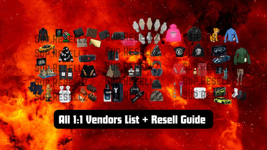 Sup.Resellz' All Vendor List + Resell Guide